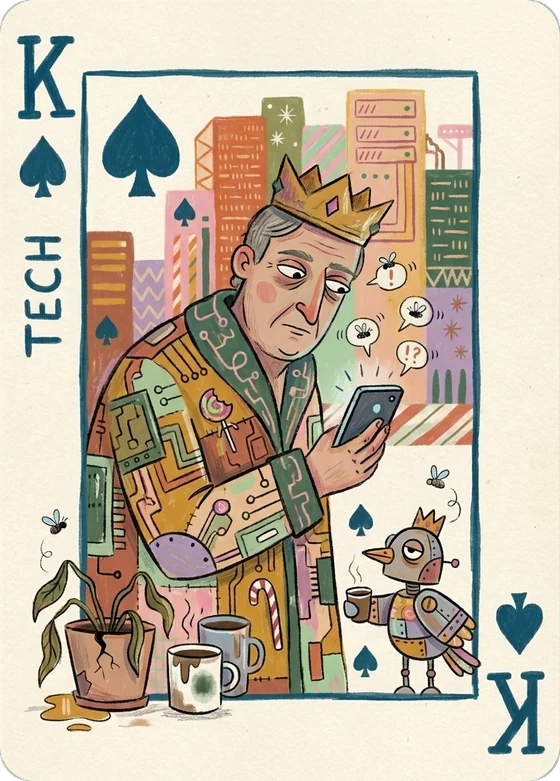 K of spades, Tech